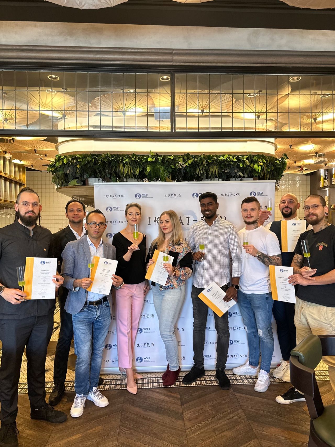 WSET SAKE LEVEL 1 GRADUATION – FOODFUND INTERNATIONAL